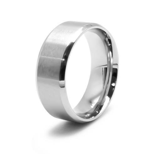 Bague en acier - 8mm