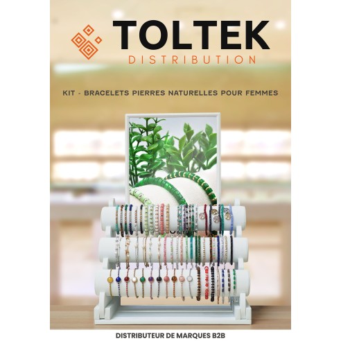 KIT TOLTEK - Bracelets Pierres Naturelles pour femmes - Janvier 2024