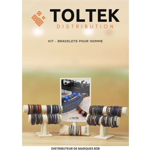 KIT TOLTEK - Bracelets pour homme - Janvier 2024